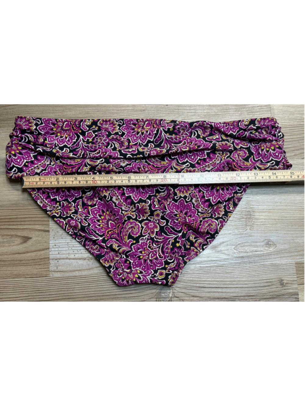 Women's Lands' End Paisley Print Tankini Swimsuit Set top Sz 10/bottoms Sz 8 - Picture 14 of 16